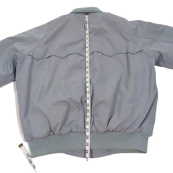 VTG WC Outerwear Jacket Mens Size XL Solid Gray Red Plaid Flannel Lined FLAWS - Picture 10 of 16